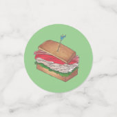 リタイアランチョンランチターキークラブサンドイッチ コンフェッティ (スモール正面)