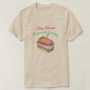 リタイアランチョンランチターキークラブサンドイッチ Tシャツ