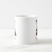 リタイアレッドゴルフカートPar Teeテーマ コーヒーマグカップ (中央)