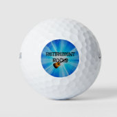 リタイアロックス – -カスタムギターデザイン ゴルフボール (正面)
