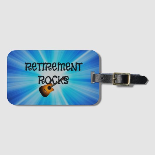 リタイアロックス – -カスタムギターデザイン ラゲッジタグ (正面横)