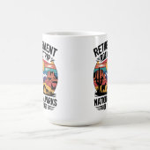 リタイアロードトリップナショナルパークスウェスタンスタイル コーヒーマグカップ (中央)