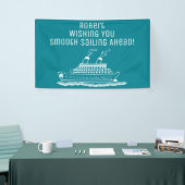 リタイアースムーンセーリングクルーズ船パーティー 横断幕 (トレードショー)