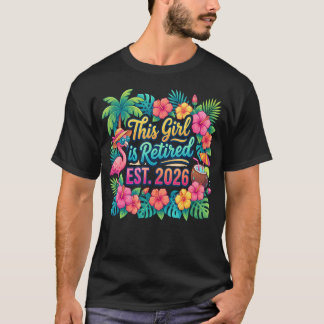 リタイア予定 2026年退職予定者 楽園トロピカル Tシャツ