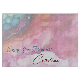 リタイア楽しむルパステルの流体カラー カッティングボード