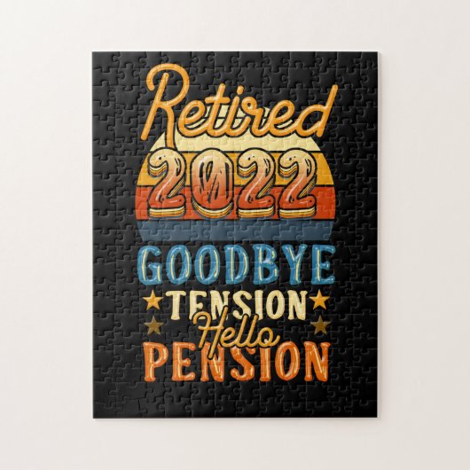 リタイア退職したルバイヨンテンションハローペンション ジグソーパズル (縦)