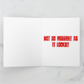 リタイア退職したルビッグカード1おめでとう カード (内部)