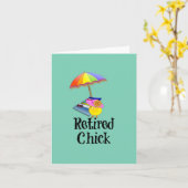 リタイア退職したルユーモア カード (黄色い花)
