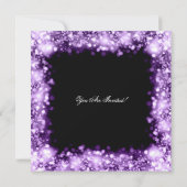 リタイエレガントアメントパーティーの紫きらめくの灯 招待状 (裏面)