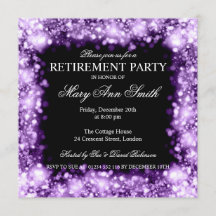 リタイエレガントアメントパーティーの紫きらめくの灯