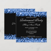 リタイエレガントアメントパーティー青の輝き 招待状 (正面/裏面)