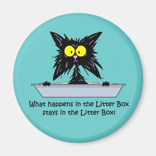 リターボックス猫 マグネット (正面)