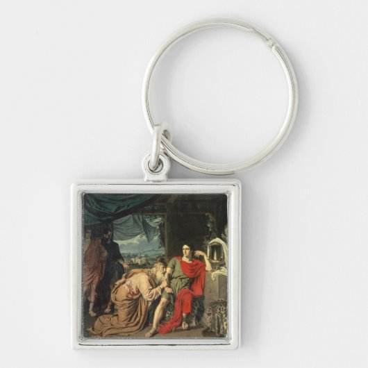 リターンのためにアキレスをの頼んでいるPriam王 キーホルダー (正面)