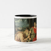 リターンのためにアキレスをの頼んでいるPriam王 ツートーンマグカップ (中央)