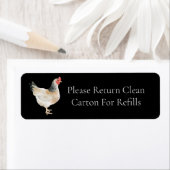 リターンカートン卵カートンラベル ラベル (インサイチュ)