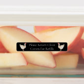 リターンカートン卵カートンラベル ラベル (貼付)