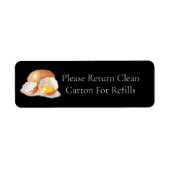 リターンカートン卵カートンラベル ラベル (正面)