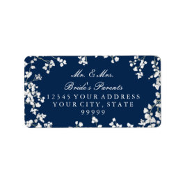 リターンメーリングアドレスベビーの息のフローラリース ラベル