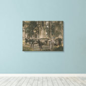 リタ日本のー運スの家族, c.1880s キャンバスプリント (インサイチュ (ウッドフロア))