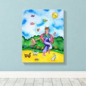 リタ・ロイドによる楽しい時間を作る キャンバスプリント (インサイチュ (ウッドフロア))