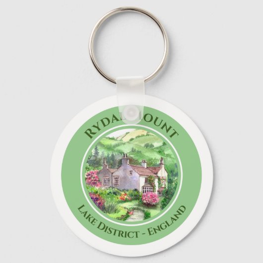 リダル山ウィリアムワーズワース絵画ホーム キーホルダー (正面)
