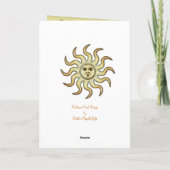 リチアサングリーティングカード カード (裏面)