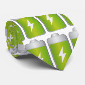 リチウムイオン電池アイコン ネクタイ (ロール)