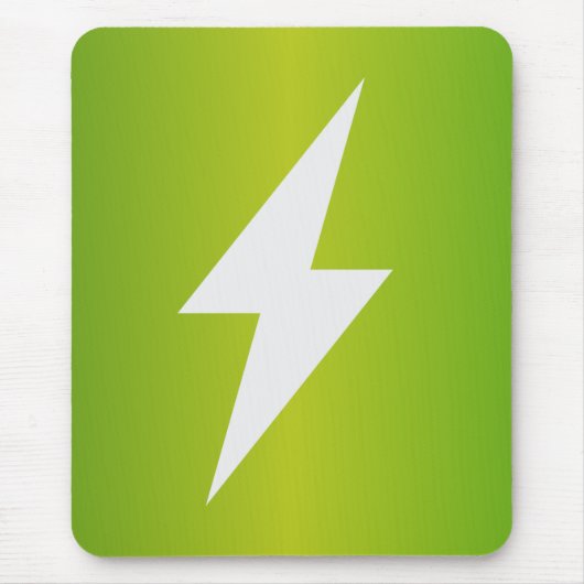 リチウムイオン電池アイコン マウスパッド (正面)