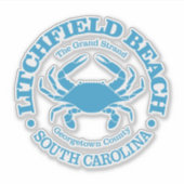 リチフィールドビーチ（カニ） シール (正面)