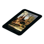 リチフィールド大聖堂のビュー マグネット (左側)