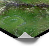 リチャット構造モーリタニアアフリカ ポスター (角)