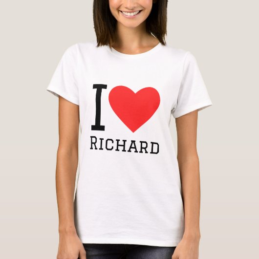 リチャードが大好き Tシャツ (正面)