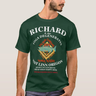 リチャードとヨガは西リンオレゴン州または Tシャツ