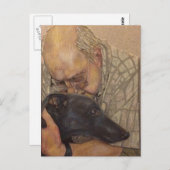 リチャードとロニー・グレイハウンド ポストカード (正面/裏面)