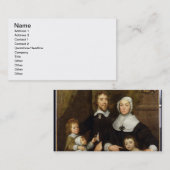 リチャードのStrの系列のポートレート、おそらくそれ 名刺 (正面/裏面)