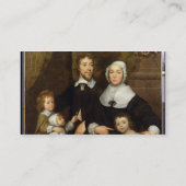 リチャードのStrの系列のポートレート、おそらくそれ 名刺 (裏面)