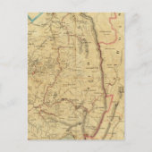 リチャードソンのウェストバージニア州地図 ポストカード (正面)