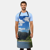 リチャードソングローブカリフォルニアオールオーバープリントエプロン エプロン (着用した状態)