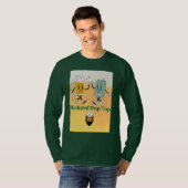 リチャードポップ・アートのトップ長袖 Tシャツ (正面フル)