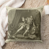 リチャード三世の行為V ScenとしてデイヴィッドGarrick (1717-79年) クッション (ブランケット)