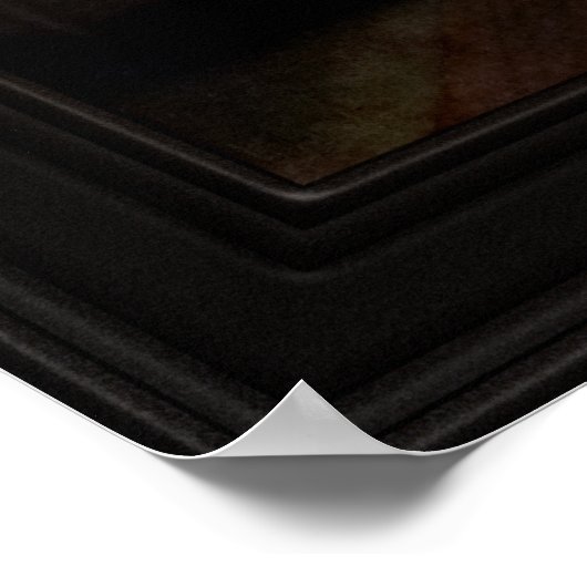 リチャード遊・コスウェーの竪琴に登場する婦人 ポスター (角)