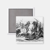 リチャード3世、1485年のボスワースの戦いで マグネット (正面/裏面)