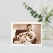 リチャード・アーレンと犬の映画スター ポストカード (スタンド正面)