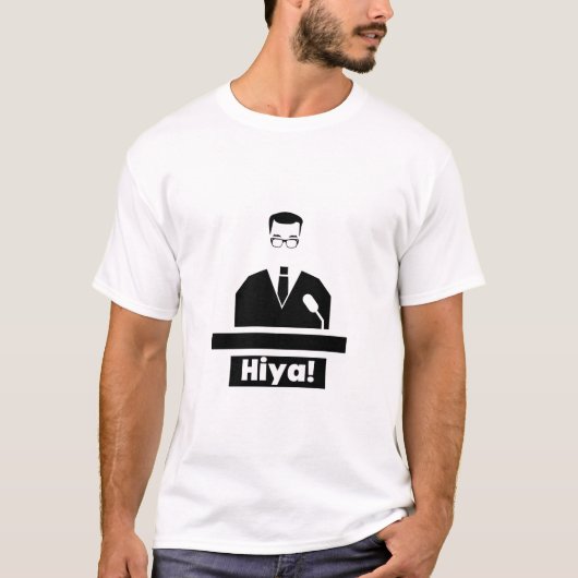 リチャード・オスマンの「Hiya!」 Tシャツ (正面)