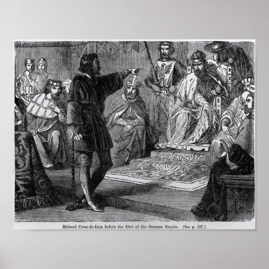 リチャード・クール・デ・ライオン ポスター (正面)