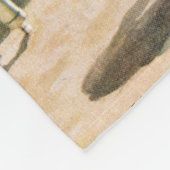 リチャード・サーゲント作のビッグポール・リトルフィッシュ フリースブランケット (角)