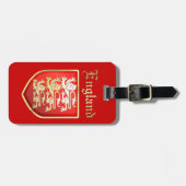 リチャード・ザ・ライオハート王室の・アームズ・オブ・イングランド ラゲッジタグ (正面横)