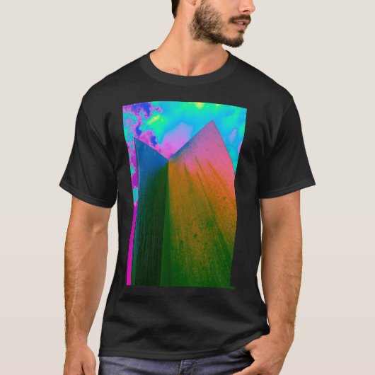 リチャード・セラ彫刻 ビンテージ レトロ Tシャツ (正面)