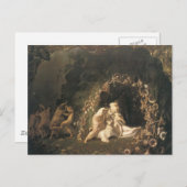 リチャード・ダッドによるタタニアの眠り ポストカード (正面/裏面)