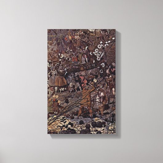 リチャード・ダッド – 妖精フェラーズマスターストローク キャンバスプリント (正面)